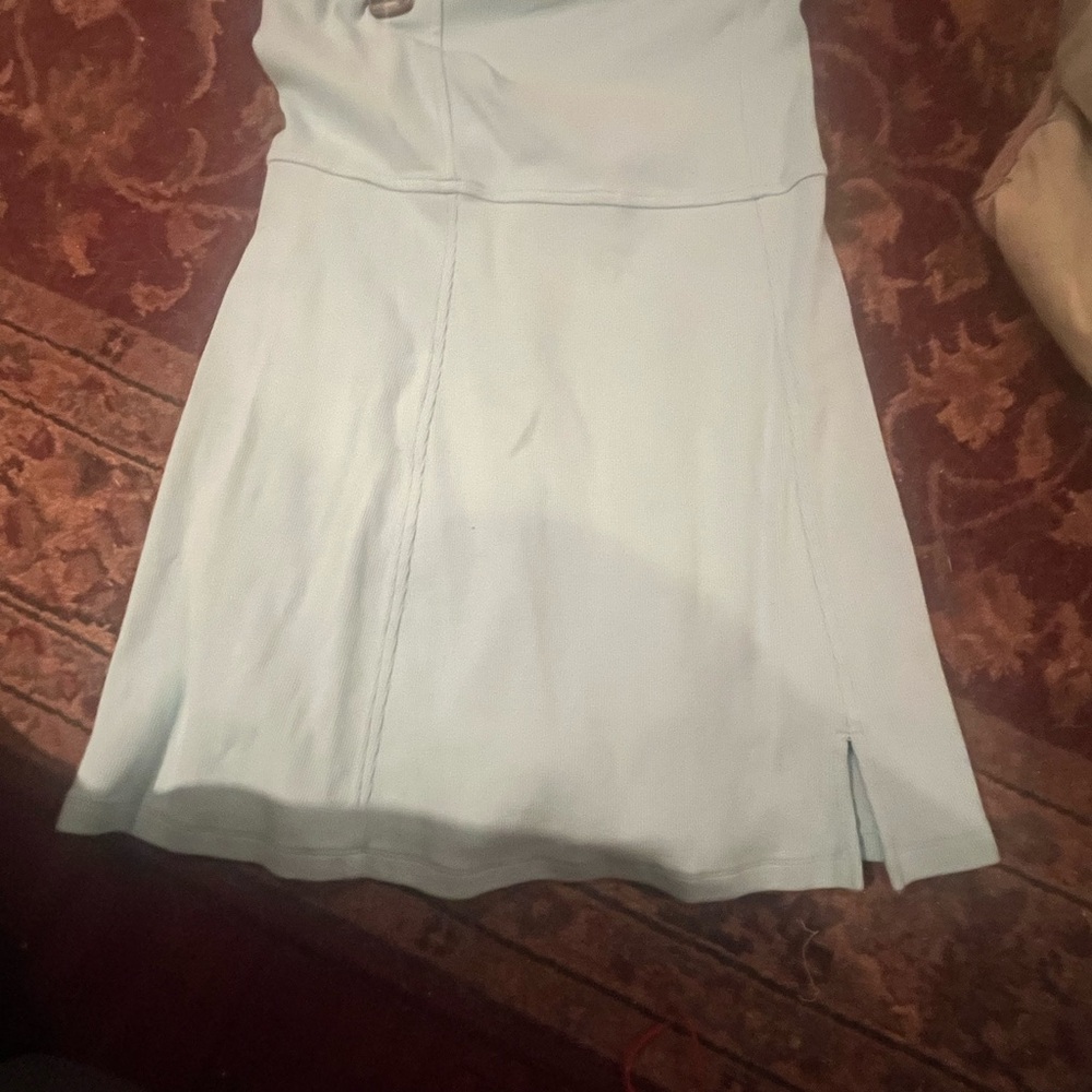 American Eagle Light Blue A-Line Dress Size Medium